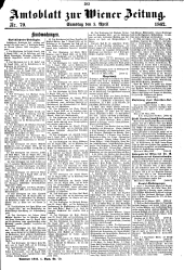 Wiener Zeitung 18620405 Seite: 17