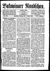 Bukowinaer Rundschau
