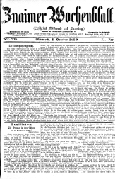 Znaimer Wochenblatt