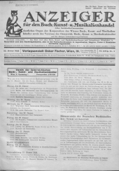 Oesterreichische Buchhändler-Correspondenz