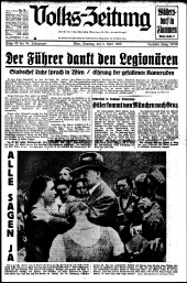 (Österreichische) Volks-Zeitung 19380403 Seite: 1