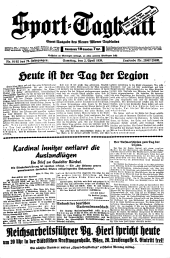(Wiener) Sporttagblatt 19380402 Seite: 1