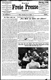 Neue Freie Presse 19380403 Seite: 1