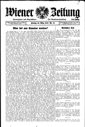 Wiener Zeitung 19370326 Seite: 1