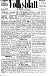 Volksblatt für Stadt und Land 19030731 Seite: 1