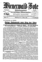 Wienerwald-Bote 19390304 Seite: 1