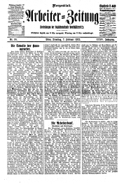 Arbeiter Zeitung 19220207 Seite: 1