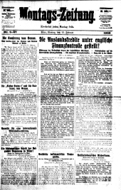 Montags Zeitung 19220213 Seite: 1