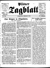 Pilsener Tagblatt 19140904 Seite: 1