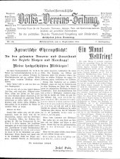 Niederösterreichsiche Volks- und Vereinszeitung 19140905 Seite: 1