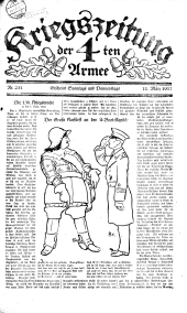 Kriegszeitung der 4. Armee