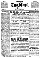 Prager Tagblatt 19170308 Seite: 1
