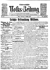 (Österreichische) Volks-Zeitung 19170310 Seite: 1