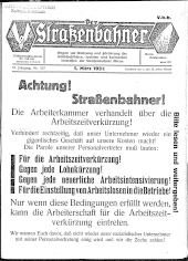 Der Straßenbahner 19320301 Seite: 1