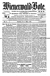 Wienerwald-Bote 19320305 Seite: 1