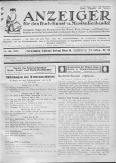 Oesterreichische Buchhändler-Correspondenz