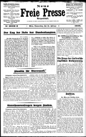 Neue Freie Presse 19380224 Seite: 1