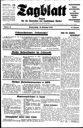 Tagblatt 19380224 Seite: 1