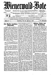 Wienerwald-Bote 19380226 Seite: 1
