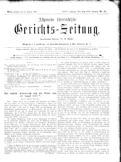 Allgemeine Österreichische Gerichtszeitung