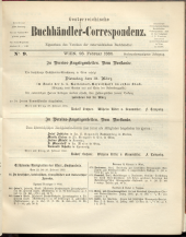 Oesterreichische Buchhändler-Correspondenz