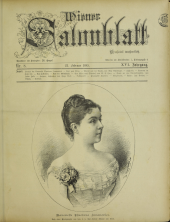 Wiener Salonblatt 18850222 Seite: 1