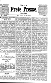 Neue Freie Presse 19030222 Seite: 1