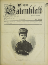 Wiener Salonblatt 18840106 Seite: 1