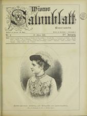 Wiener Salonblatt 18840120 Seite: 1