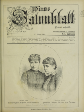 Wiener Salonblatt 18840127 Seite: 1