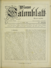 Wiener Salonblatt 18840217 Seite: 1