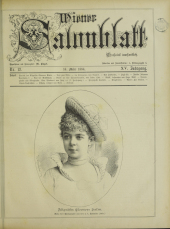 Wiener Salonblatt 18840316 Seite: 1