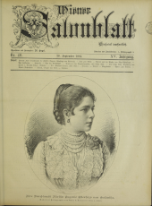 Wiener Salonblatt 18840928 Seite: 1