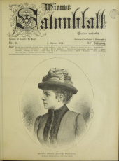 Wiener Salonblatt 18841005 Seite: 1