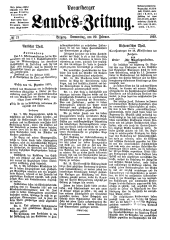 Vorarlberger Landes-Zeitung 18680220 Seite: 1