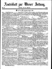 Wiener Zeitung 18530219 Seite: 21