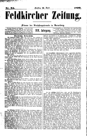 Feldkircher Zeitung 18790426 Seite: 1