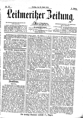 Leitmeritzer Zeitung 18790426 Seite: 1