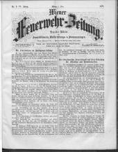 Wiener Feuerwehrzeitung 18790501 Seite: 1