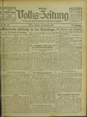 (Österreichische) Volks-Zeitung 19230216 Seite: 1