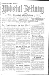 Ybbser Zeitung 19230217 Seite: 1