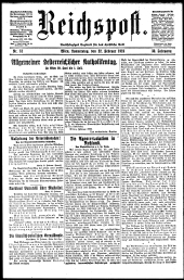 Reichspost 19230222 Seite: 1