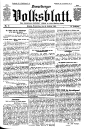 Vorarlberger Volksblatt 19230222 Seite: 1