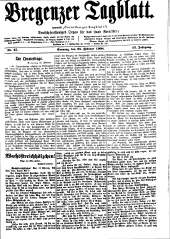 Bregenzer/Vorarlberger Tagblatt