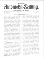 Allgemeine Automobil-Zeitung 19080301 Seite: 1