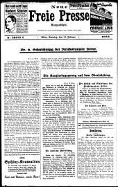 Neue Freie Presse 19380213 Seite: 1