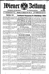 Wiener Zeitung 19380213 Seite: 1