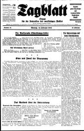 Tagblatt 19380214 Seite: 1