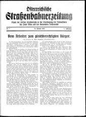 Österreichische Straßenbahnerzeitung 19380215 Seite: 1