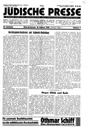Jüdische Presse 19380218 Seite: 1